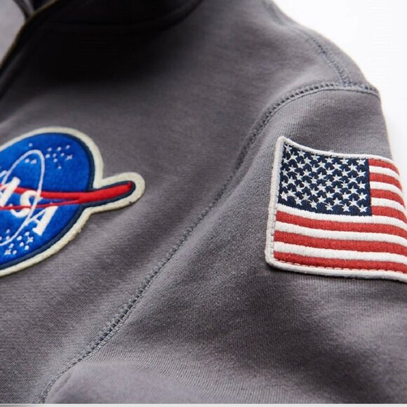NASA Rocket Scientist Full-Zip Sweatshirt_XL - Picture 3 of 4